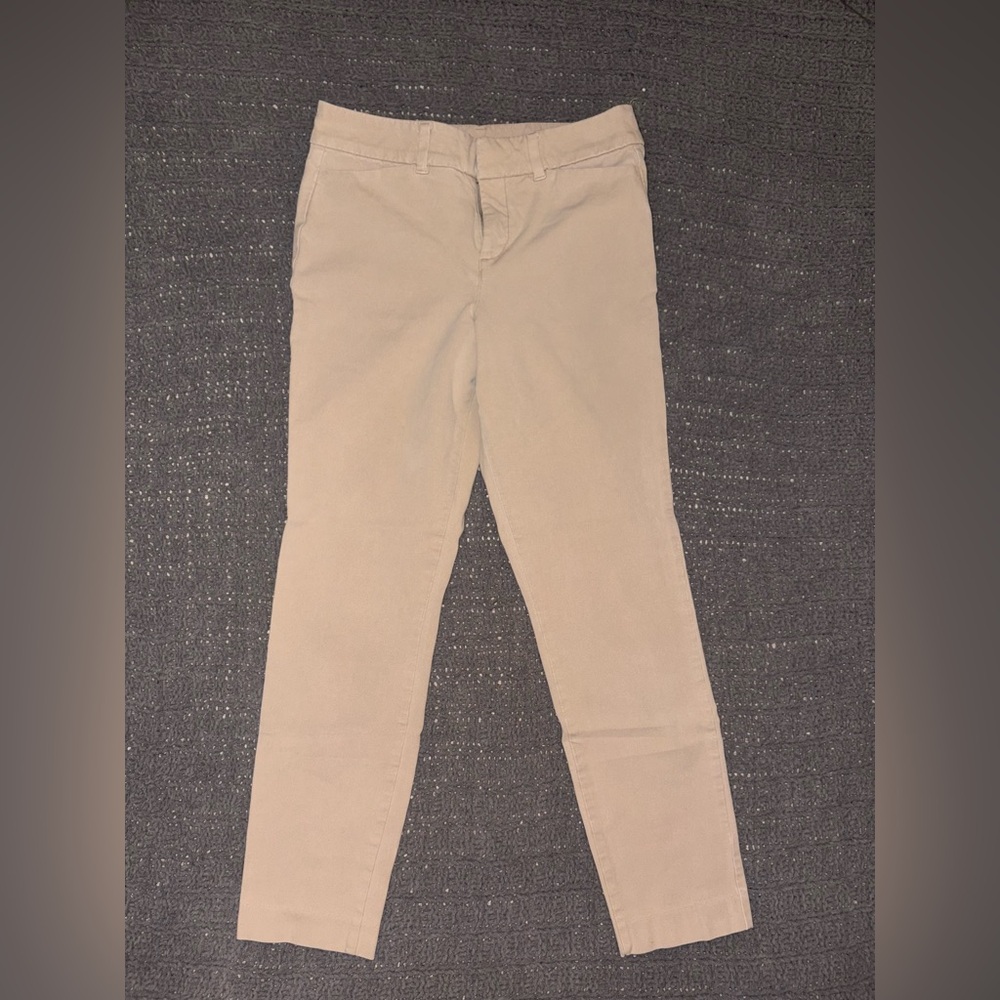 Old Navy Women's High Rise Pixie Pants in Tan